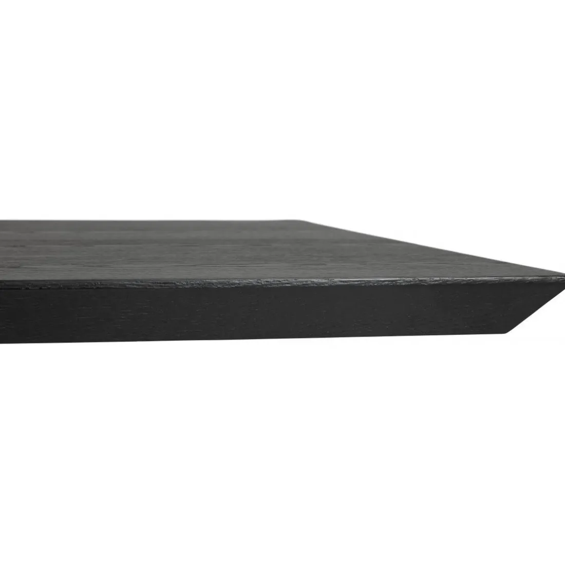 Table à Manger Piétement en Métal Noir POTZ Noir