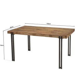 Table à manger SIXTINE 150 x 90 cm