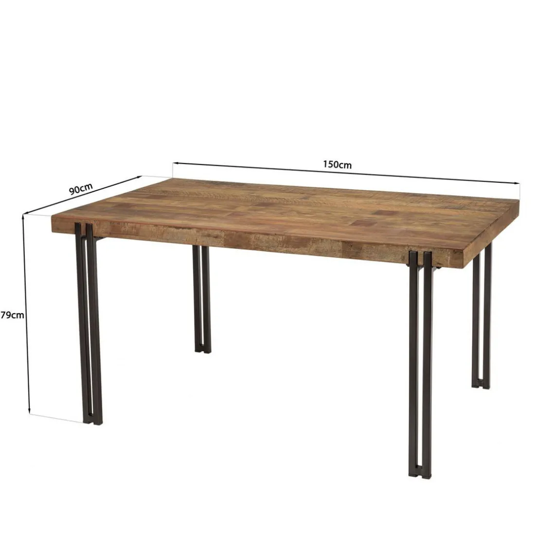 Table à manger SIXTINE 150 x 90 cm
