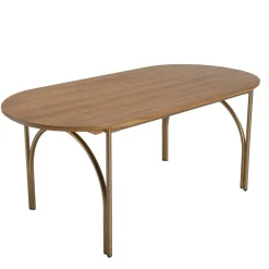 Table à manger YSEULT bois Peuplier 180x90cm
