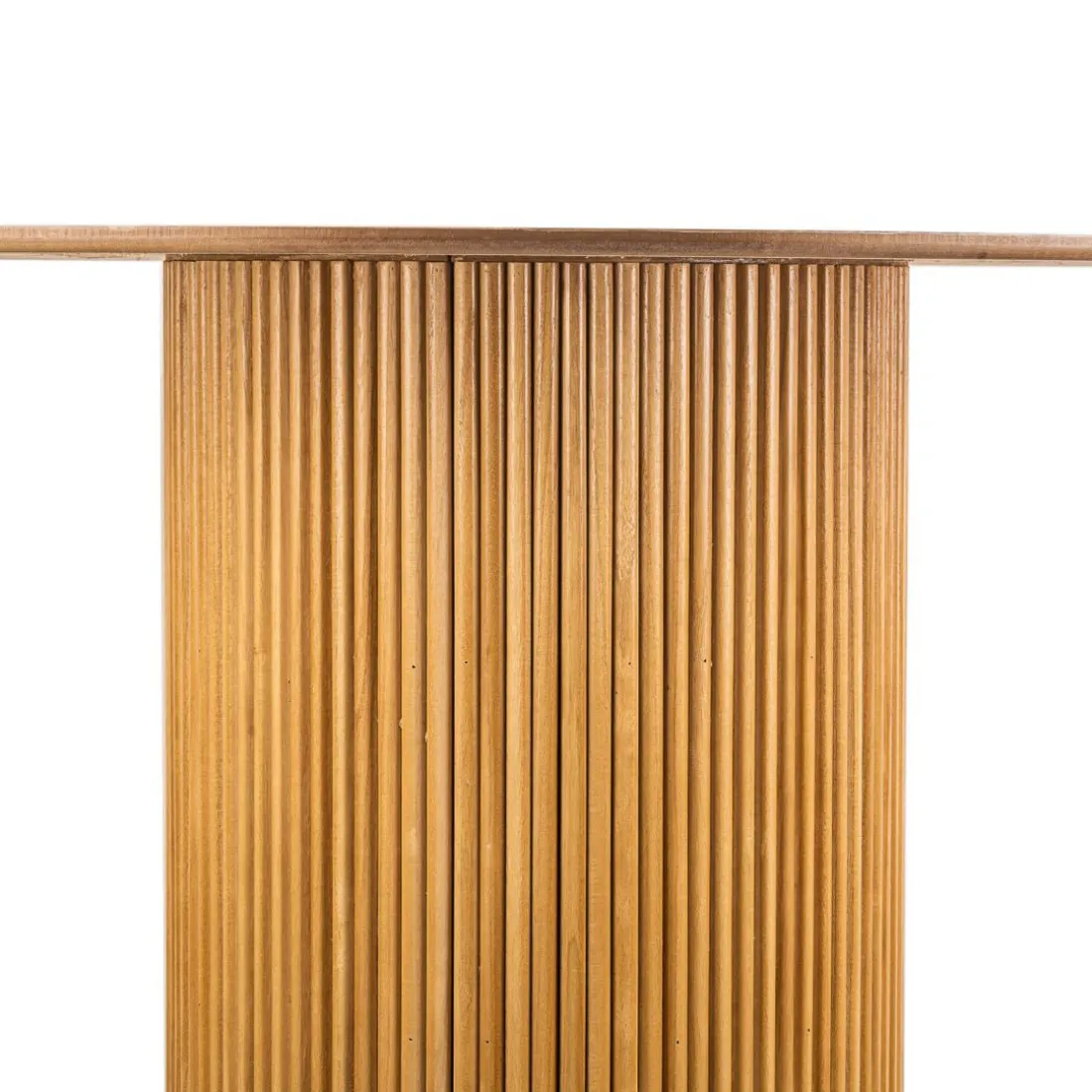 Table a Manger 6 personnes Ronde Bois Marron
