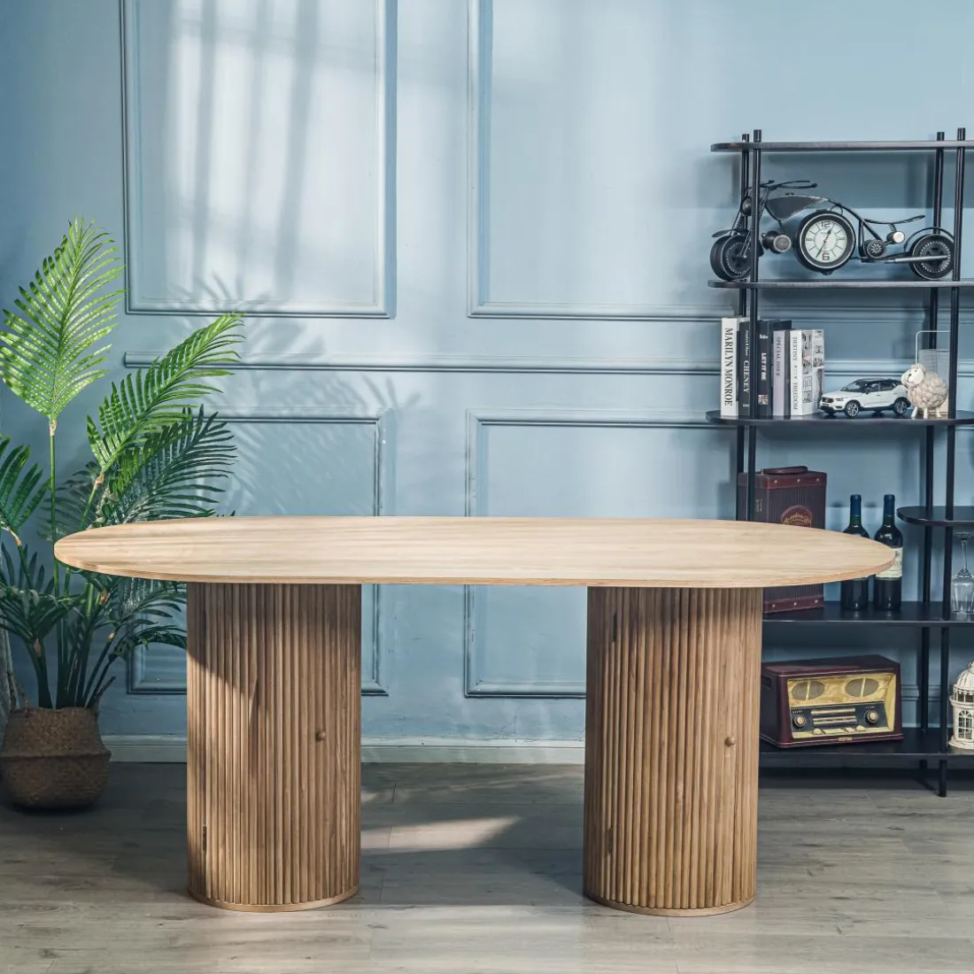 Table a Manger 6 personnes Ovale Bois