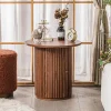 Table Appoint Bout de Canape Rangement en Bois