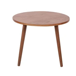 Table Appoint Bout de Canape Meuble Bois Rond