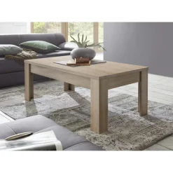 Table basse FIRENZE décor chene noyer
