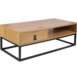 Table basse industrielle Bois et Métal SALMA