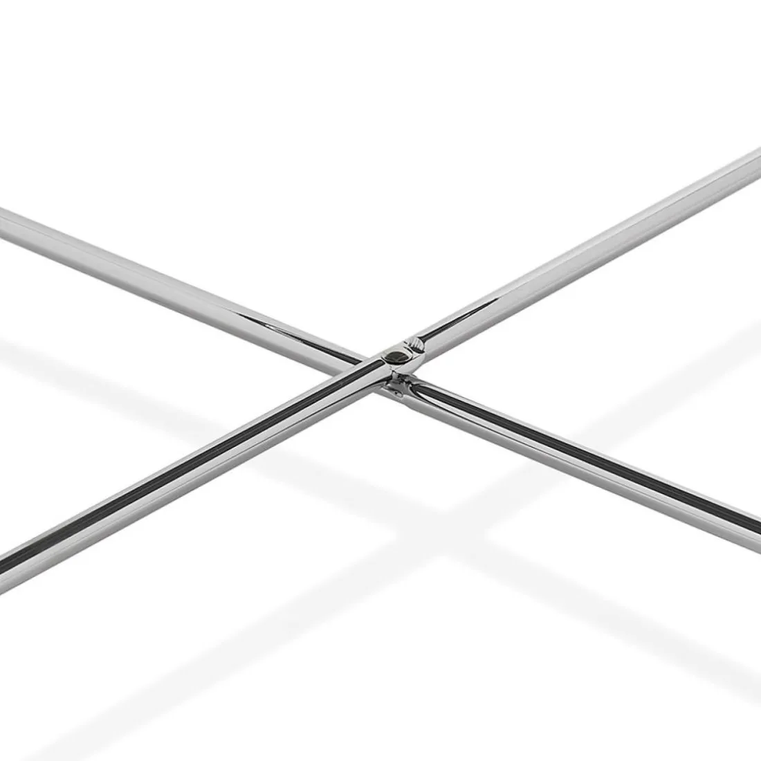 Table basse 'KOLOS MEDIUM' couleur chrome