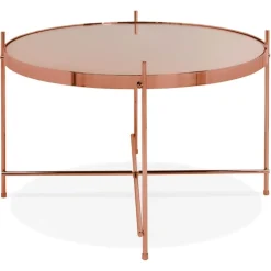 Table basse 'KOLOS MEDIUM' couleur cuivre