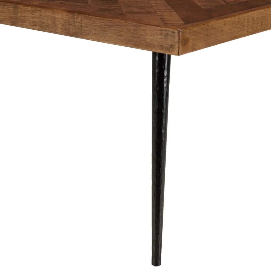 Table basse rectangulaire en bois pieds métal KIARA