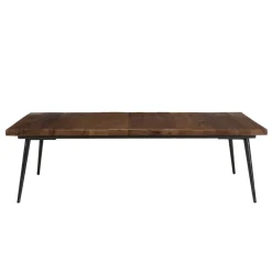 Table basse rectangulaire en bois pieds métal