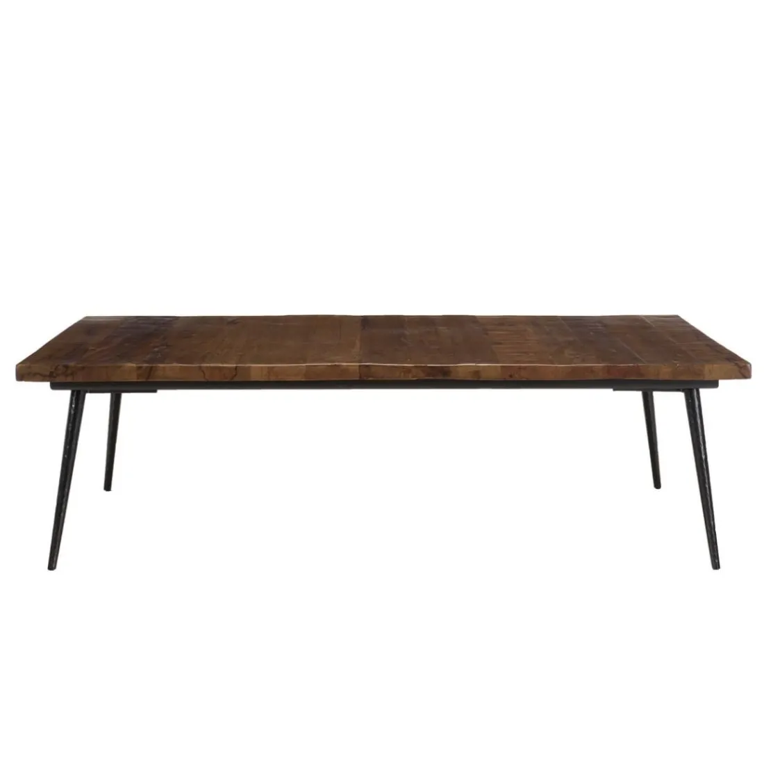 Table basse rectangulaire en bois pieds métal