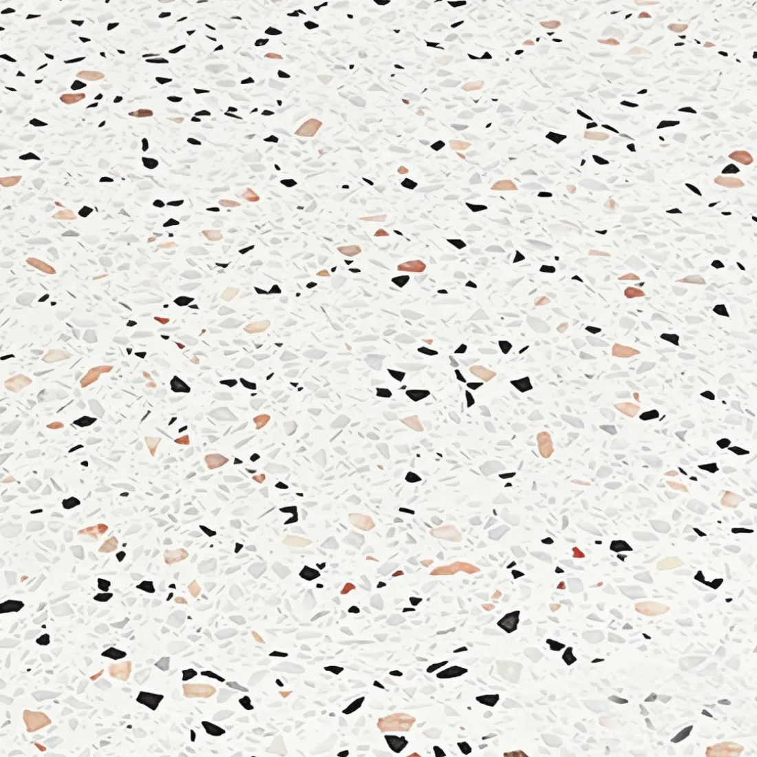 Table basse ronde moderne Titouan Effet Terrazzo