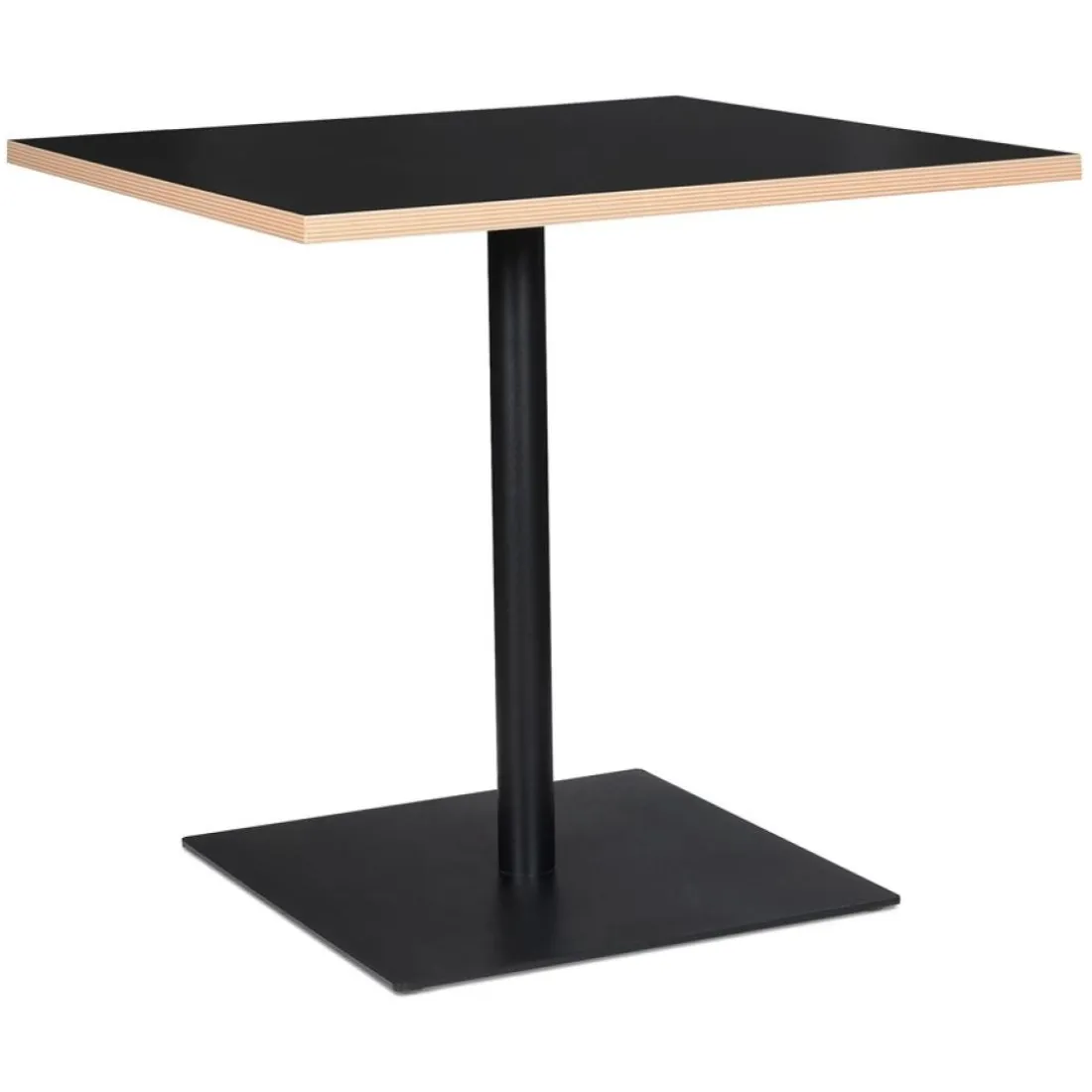 Table carrée 'FUSION SQUARE' noire