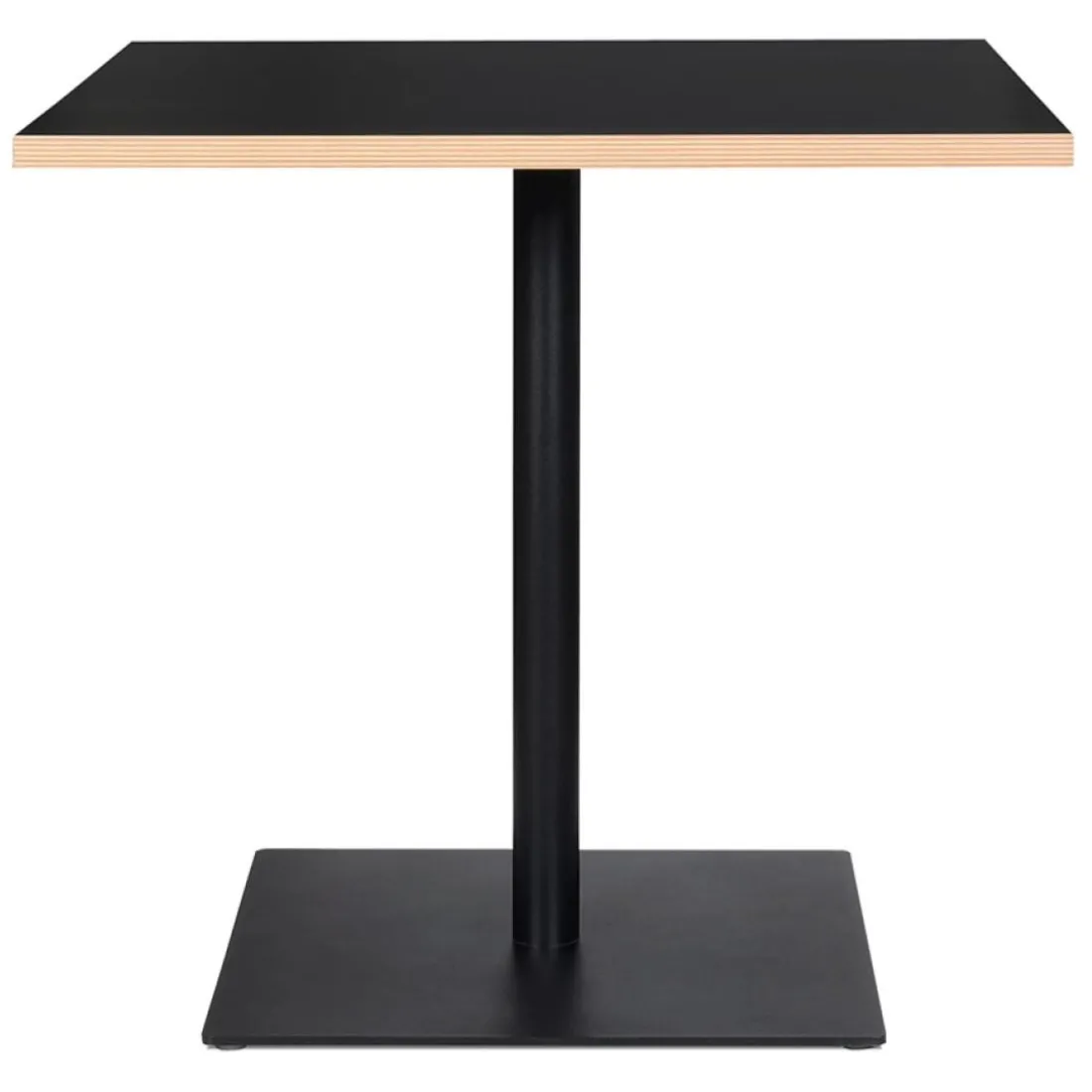Table carrée 'FUSION SQUARE' noire