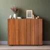 Table console extensible Nefertiti Bois noisette