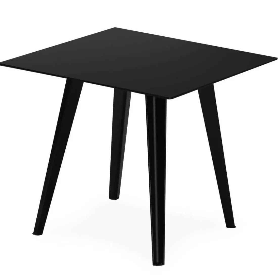 Table d'appoint carrée Bipolart Métal Noir