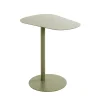 Table d'appoint design en métal vert