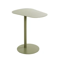 Table d'appoint design en métal vert