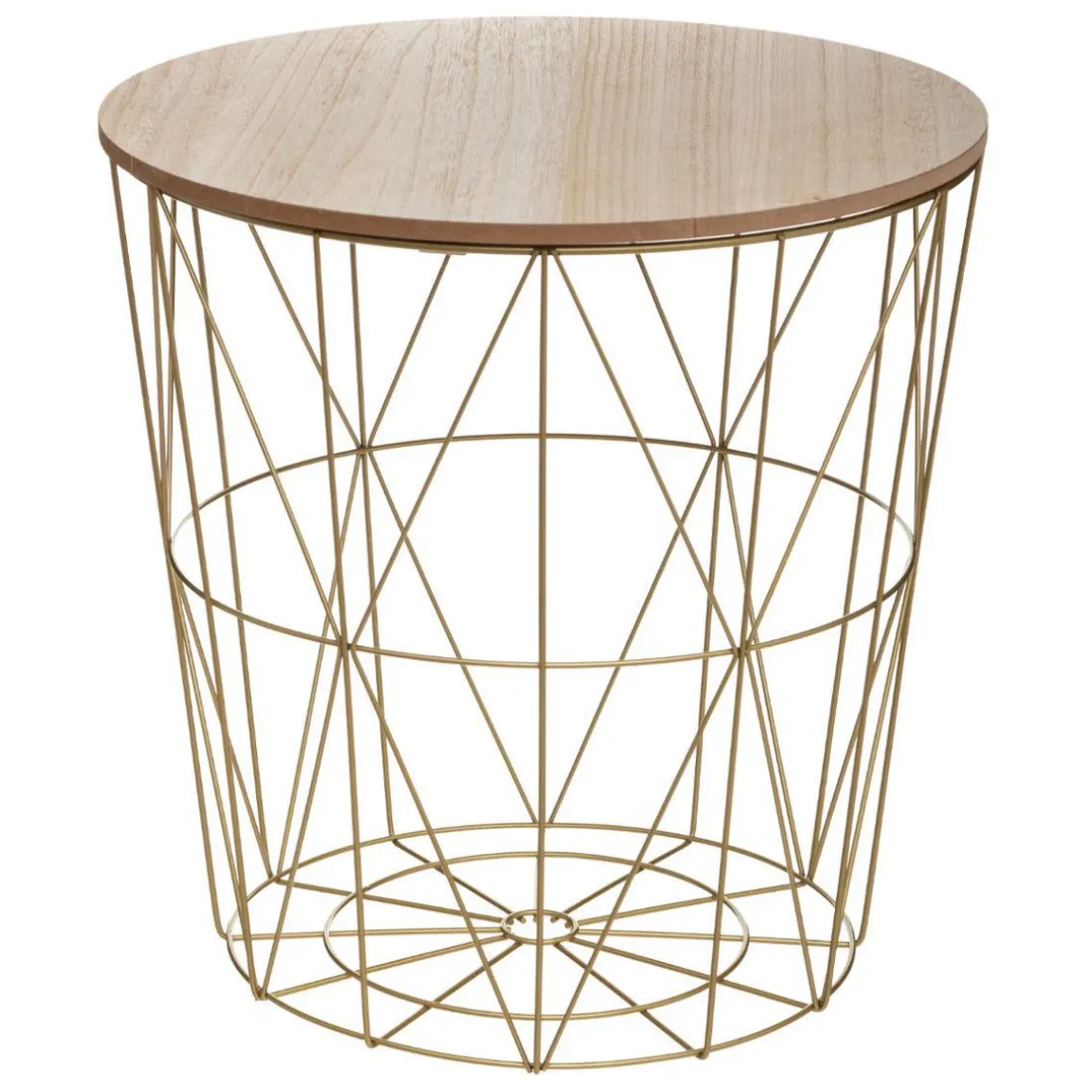 Table d'Appoint Doré MIKU