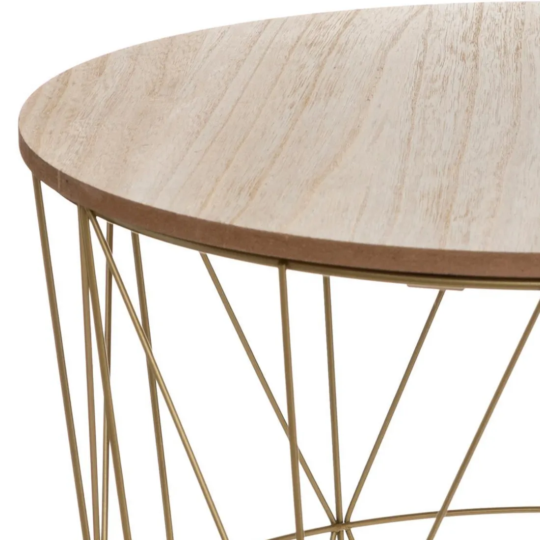 Table d'Appoint Doré MIKU