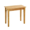 Table d'appoint en bois de chêne huilé H52 cm