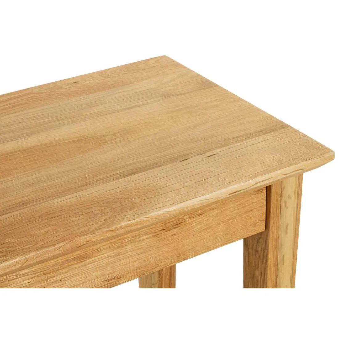 Table d'appoint en bois de chêne huilé H52 cm