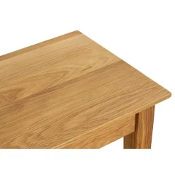 Table d'appoint en bois de chêne huilé H42 cm