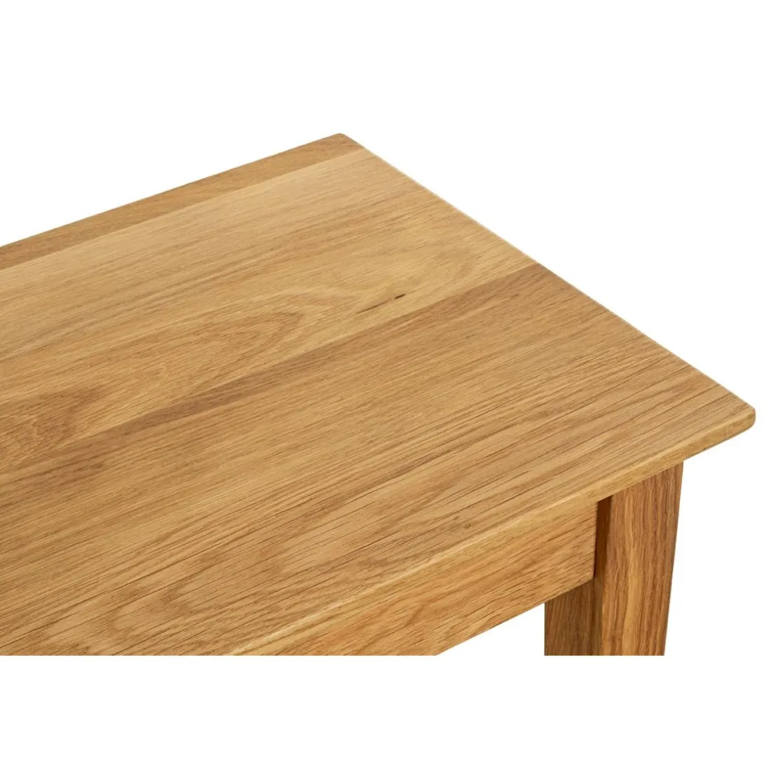 Table d'appoint en bois de chêne huilé H42 cm