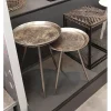 Table d'appoint en Métal laqué Bronze antique