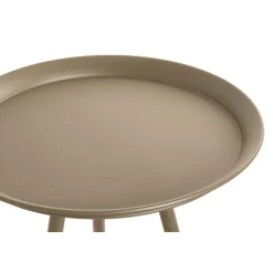 Table d'appoint en métal vert modèle maxi