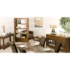 Table d'Appoint Moderne Rectangulaire 2 Tiroirs Bois Mindi - EDEN