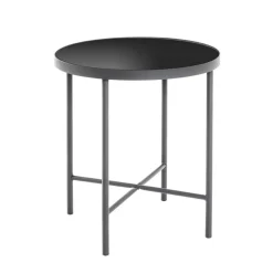table d'appoint métal noir