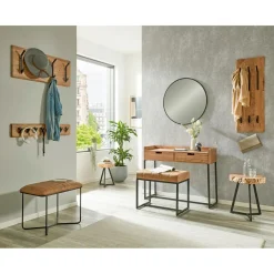 Table d'appoint plateau rondelle d'arbre modèle mini
