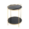 table d'appoint plateaux miroir