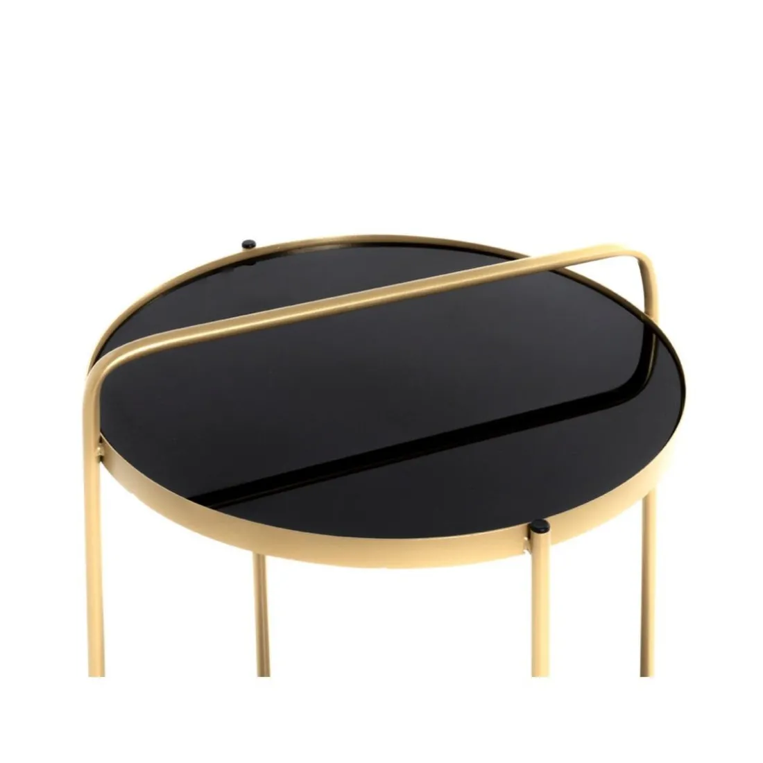 table d'appoint plateaux miroir