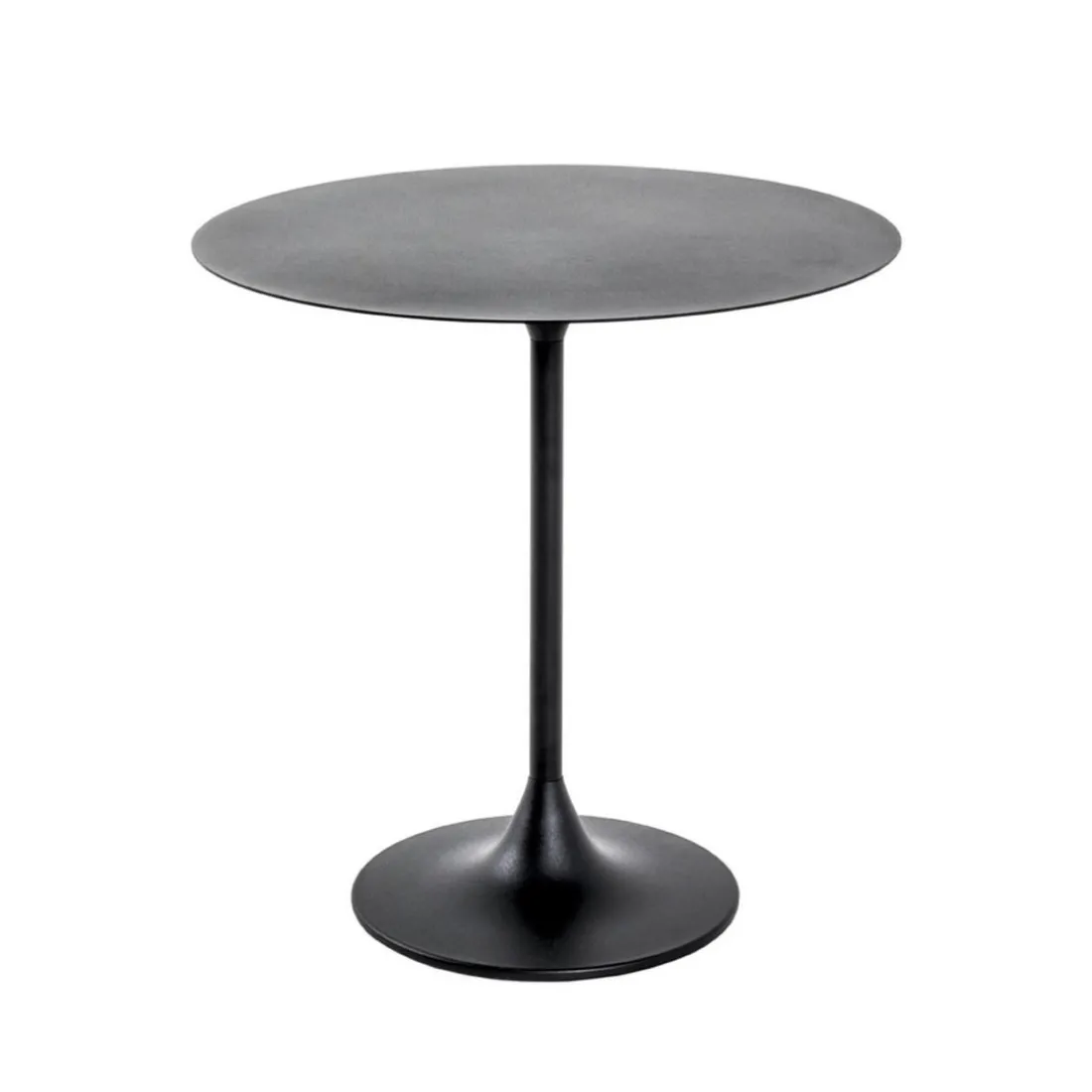 table d'appoint structure en tube d'acier noir époxy