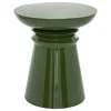 Table d'appoint totem Jaya Métal vert