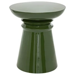 Table d'appoint totem Jaya Métal vert