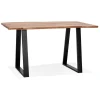 Table de bar haute 'RAFA' en bois massif et métal