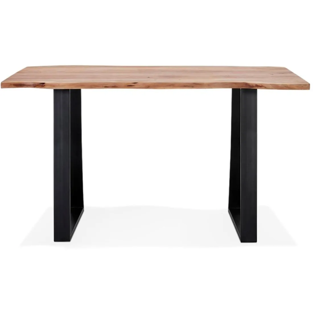 Table de bar haute 'RAFA' en bois massif et métal