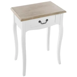 Table de chevet 1 tiroir naturel Chrysa