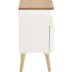 Table de Chevet Scandinave Bois Blanc ACHUMAWI