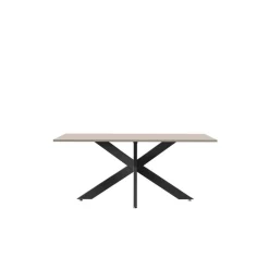 Table de repas pieds métal en Panneau de particules SPIDER