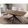 Table de repas SPIDER pieds métal Panneaux de particules de première qualité