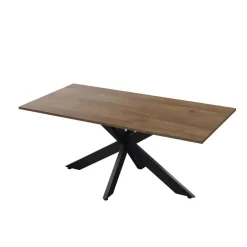 Table de repas SPIDER pieds métal Panneaux de particules de première qualité
