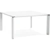 Table de réunion ou bureau bench 'XLINE SQUARE' blanc