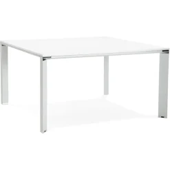 Table de réunion ou bureau bench 'XLINE SQUARE' blanc