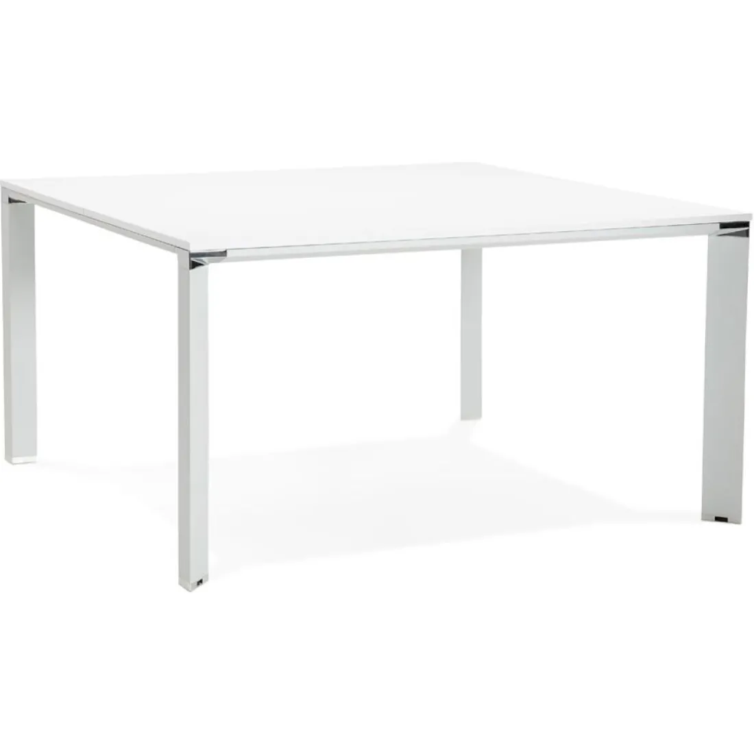Table de réunion ou bureau bench 'XLINE SQUARE' blanc
