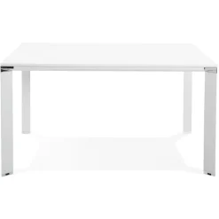 Table de réunion ou bureau bench 'XLINE SQUARE' blanc