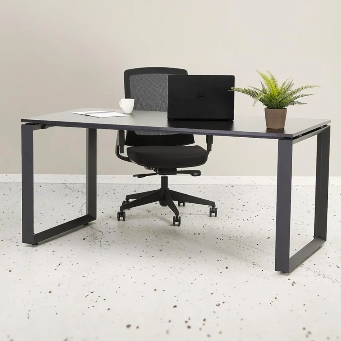 Table de réunion ou bureau bench blanc